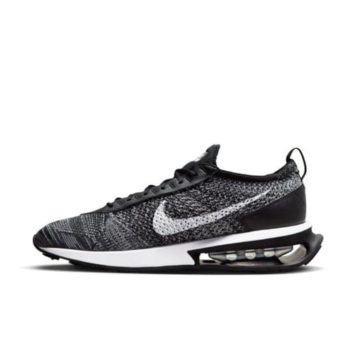 Nike Mens Air Max Flyknit Racer DJ6106 001 Oreo - Size 7.5 Black/White