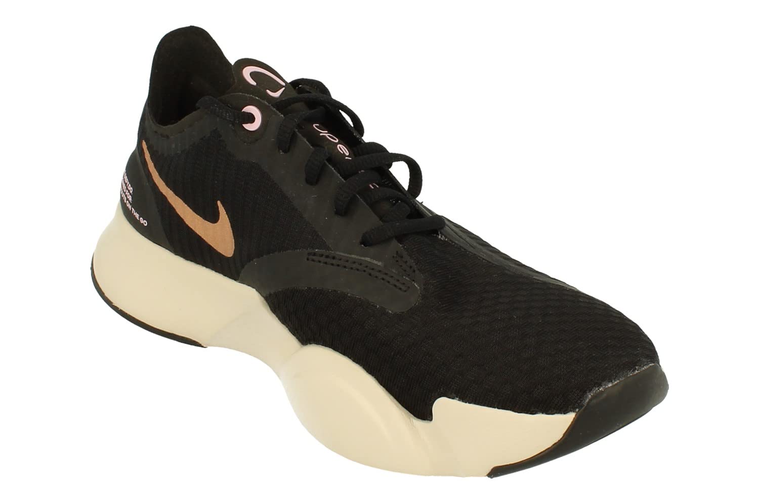 Nike Women's Superrep Go Running Trainers Cj0860 Shoes, White Black Metallic Copper 186, 9