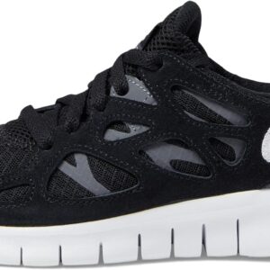 Nike Women's Free Run 2, Black/White/Dark Grey, 7