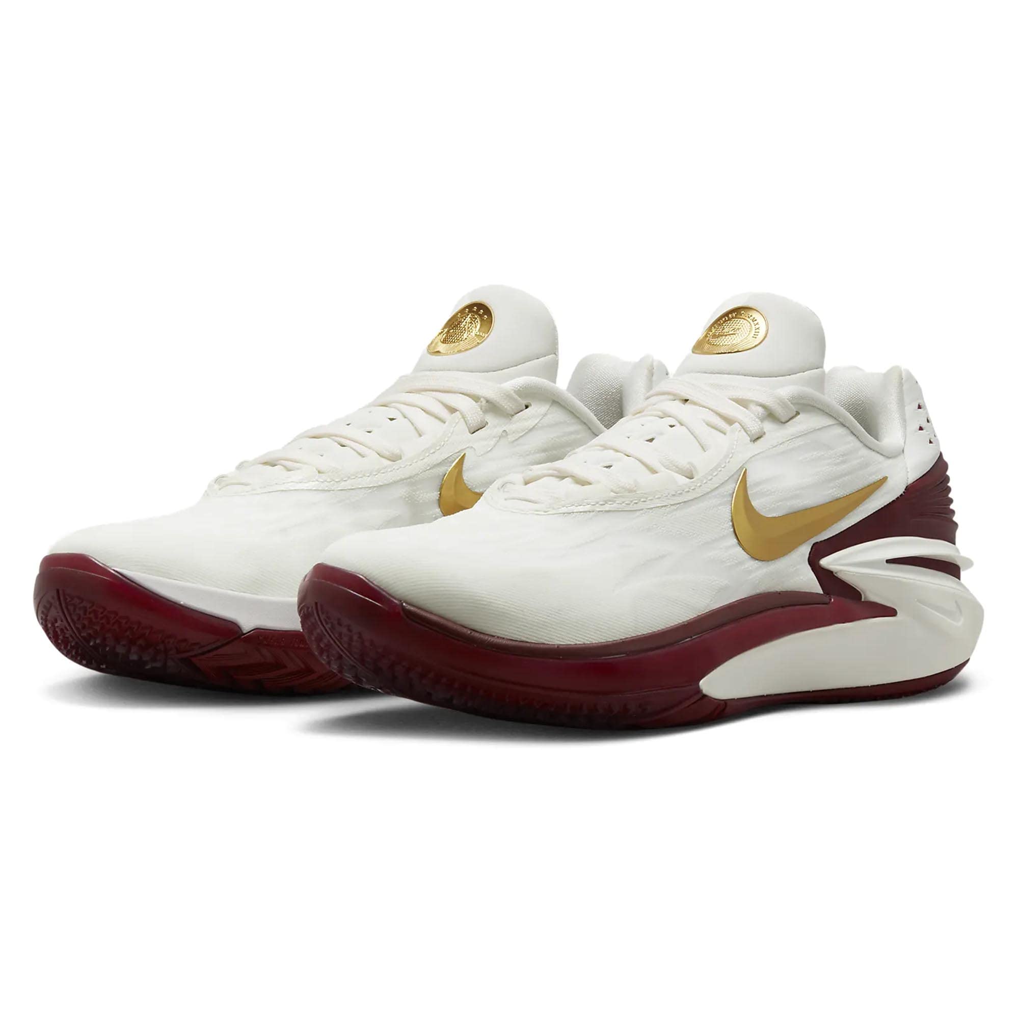 Nike Unisex Air Zoom G.T. Cut 2 Basketball Shoe (Summit White/University Red/Team Red/Metallic Gold/, US Footwear Size System, Adult, Women, Numeric, Medium, 10)