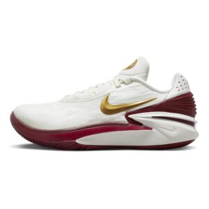 Nike Unisex Air Zoom G.T. Cut 2 Basketball Shoe (Summit White/University Red/Team Red/Metallic Gold/, US Footwear Size System, Adult, Women, Numeric, Medium, 10)