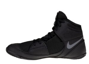 nike men's fury wrestling shoes nkao2416 010 (us_footwear_size_system, adult, men, numeric, medium, numeric_9) black/dark grey
