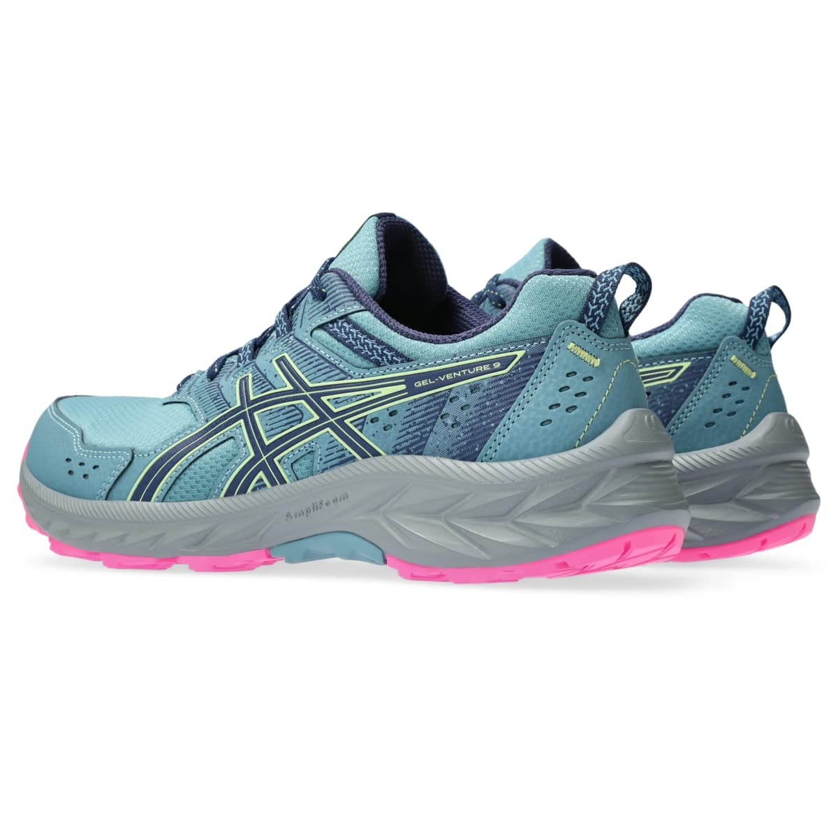 ASICS Women's GEL-VENTURE 9 Running Shoes, 7.5, GRIS BLUE/DEEP OCEAN