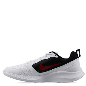 Nike men's Todos Running Shoe, White/Univ red-black, 10 Regular US