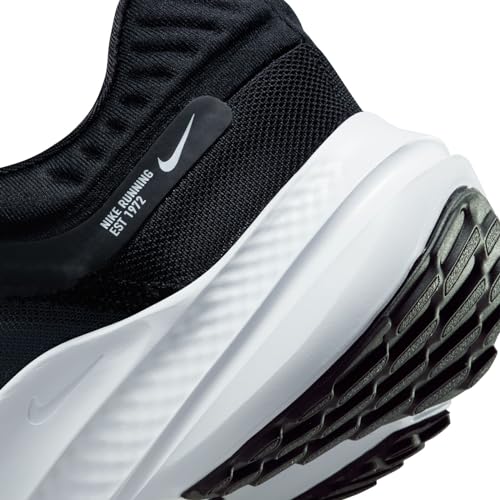 NIKE Women's Quest 5 Sneaker, Black/White-Iron Grey-DK Smoke Grey, 7 UK