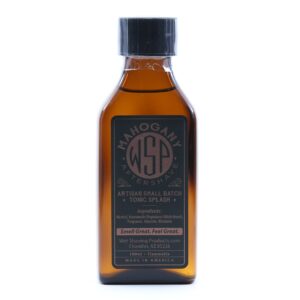 wet shaving products wsp aftershave tonic splash 100ml (mahogany)