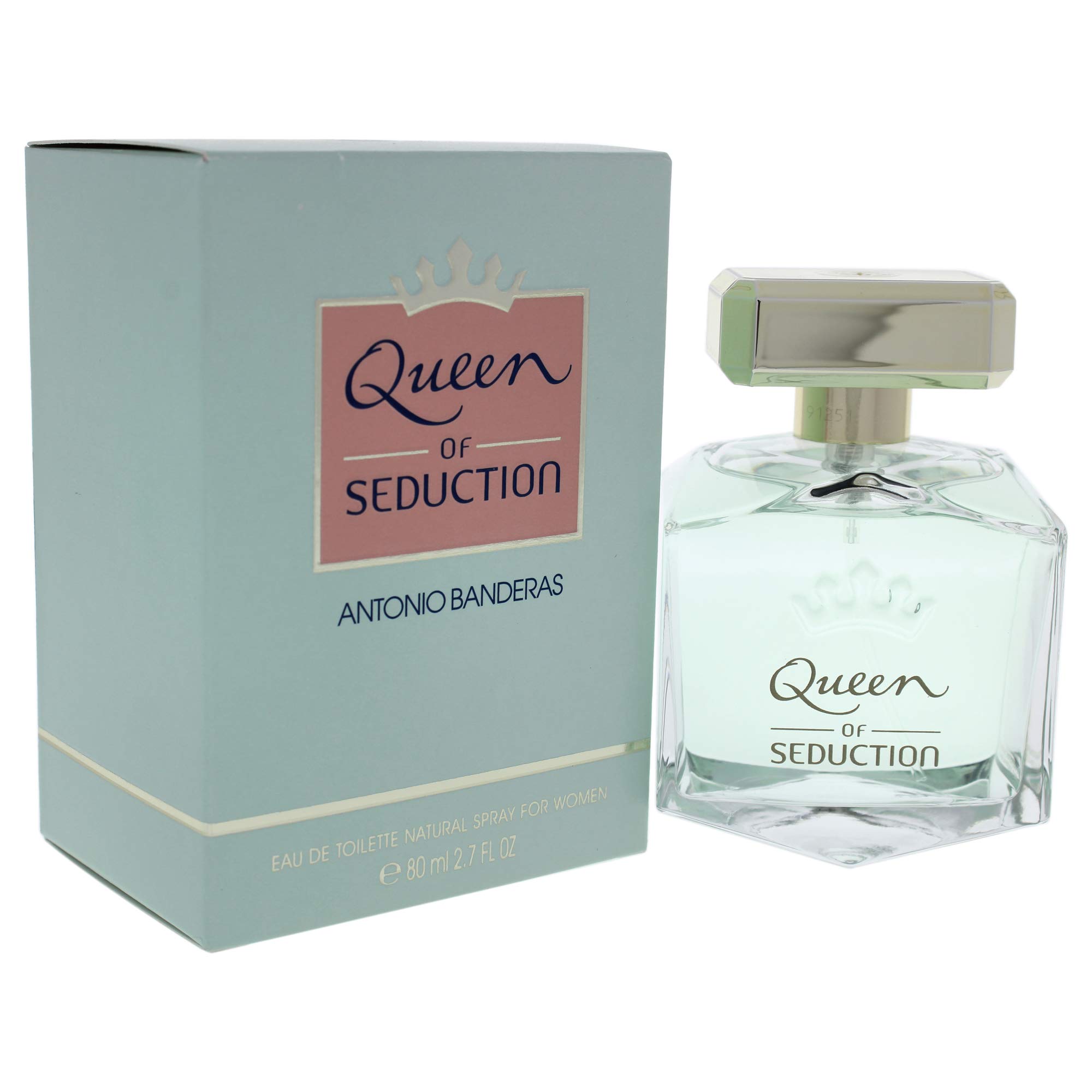 Antonio Banderas Eau De Toilette Spray for Women, Queen Of Seduction, 2.7 oz