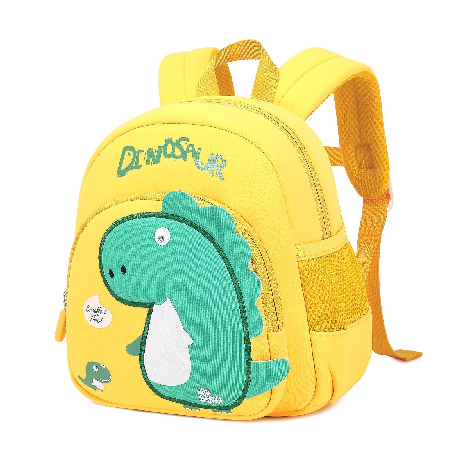 MUSEVOS Dinosaur Toddler Backpack for Kids 1-3years Old, Mini Toddler Backpack Boys 2-3 Year Old Girls, Small Neoprene Preschool Backpack for Kids with Anti-lost Safety Leash for Daycare Outdoor