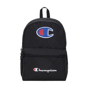 champion unisex child youth backpacks, black traditional, one size us