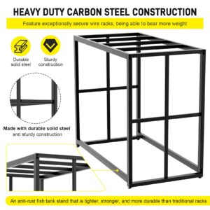 Likeem Fish Tank Stand Metal Aquarium Stand 40 Gallon Aquarium Turtle Tank 36.5" x 18.5" x 29.5"