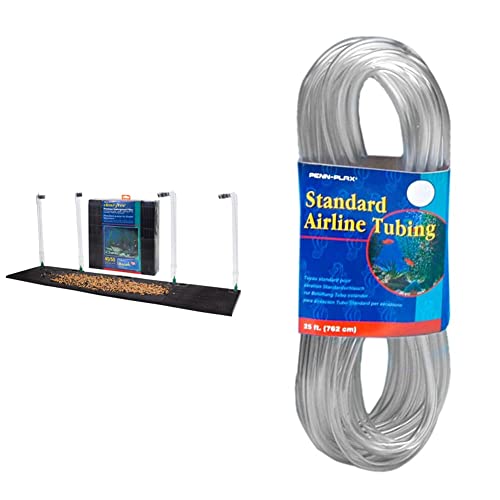 Penn-Plax Undergravel Aquarium Filter for 40-55 Gallon Tanks and Standard Airline Tubing for Aquariums