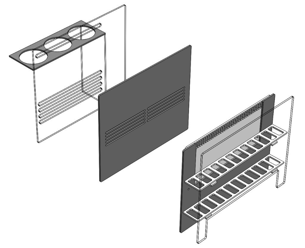 Fiji Cube Refugium Sump Baffle Kit (40 Gallon)