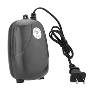 Air Pump for Fish Tank 4. 5L/ min Dual Outlet Quiet Oxygen Aerator Pump with 2 Air Stones for 5-40 Gallons Fish Tank