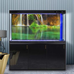 Mipcase 3D Wallpaper Home Wallpaper Aquarium Wallpaper Terrarium Background Fondos De Pantalla 3D Aquarium Background 20 Gallon 3D Picture Black Container Wall Paper Tank Double Sided