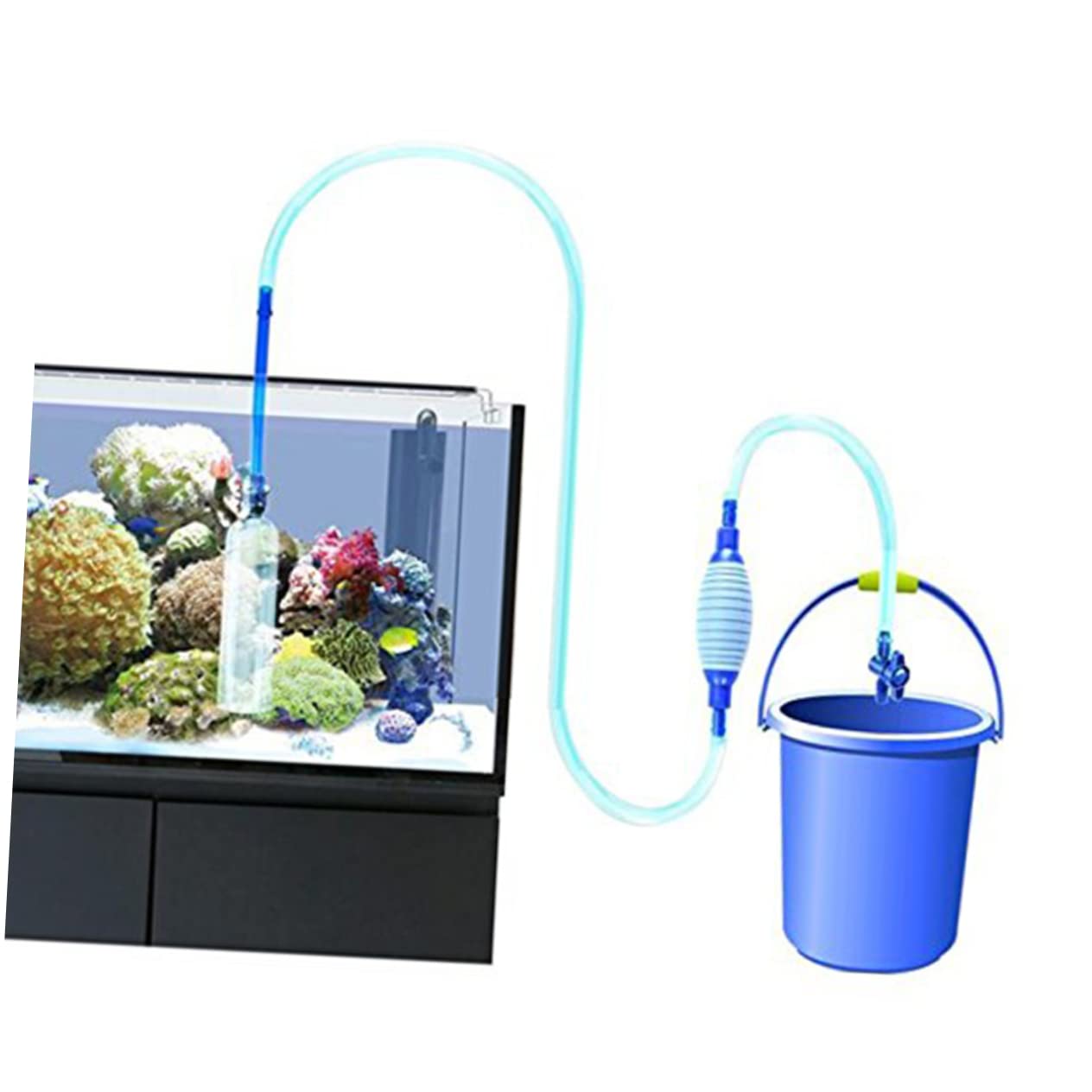 balacoo Fish Aquarium Gravel Fish Tank Cleaner Drain Cleaner Pump Aquarium Gravel Sand Cleaner Fish Tank Cleaner Washer Siphon Suite Water Changer Siphon Pump