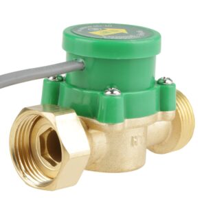 Hilitand Water Flow Sensor Switch HT-120 AC 220V G3/4"-3/4" Thread Water Pump Flow Sensor Switch for Shower Flow Water Heater