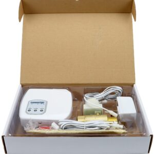 FloodStop Water Heater Leak Detector Kit with Automatic Water Shut-Off and Visual/Audible Alarms, 3/4" NPT MIP x FIP