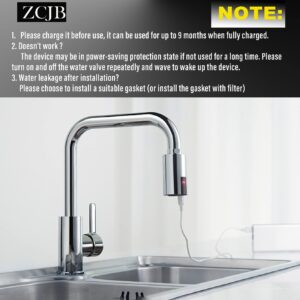 ZCJB Touchless Faucet Adapter for Kitchen Bathroom American Standards Thread First-Class Water Efficiency IPX6 Waterproof