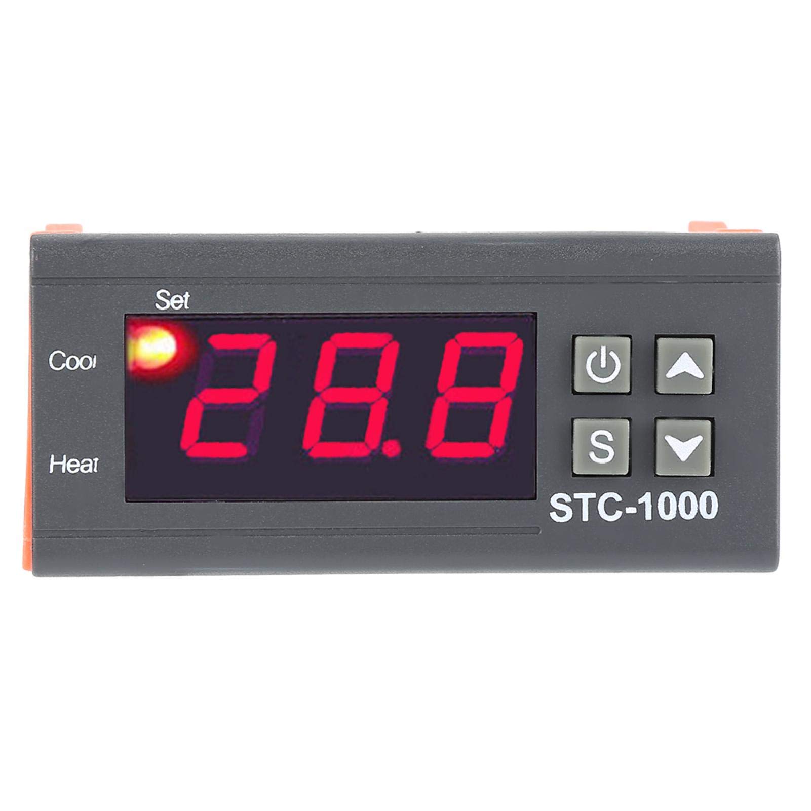 Digital Temperature Controller, Temp Sensor Electric Centigrade Thermostat Control Switch for Incubator Brooder Refrigerator Fermenter Home Brewing Fermentation Reptile Aquarium 110 220V