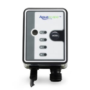 aquascape 84039 light sensor photocell with digital timer, 60 watt, black