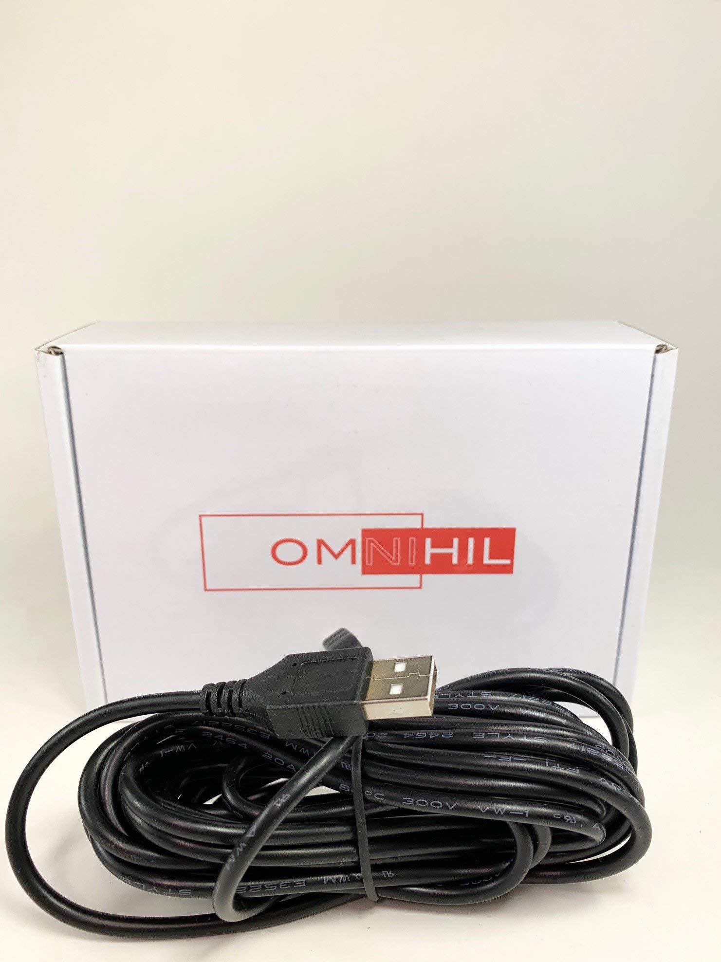 OMNIHIL 15 Feet Long High Speed USB 2.0 Cable Compatible with MSRX6 / USB Magstripe Credit Card Reader Writer