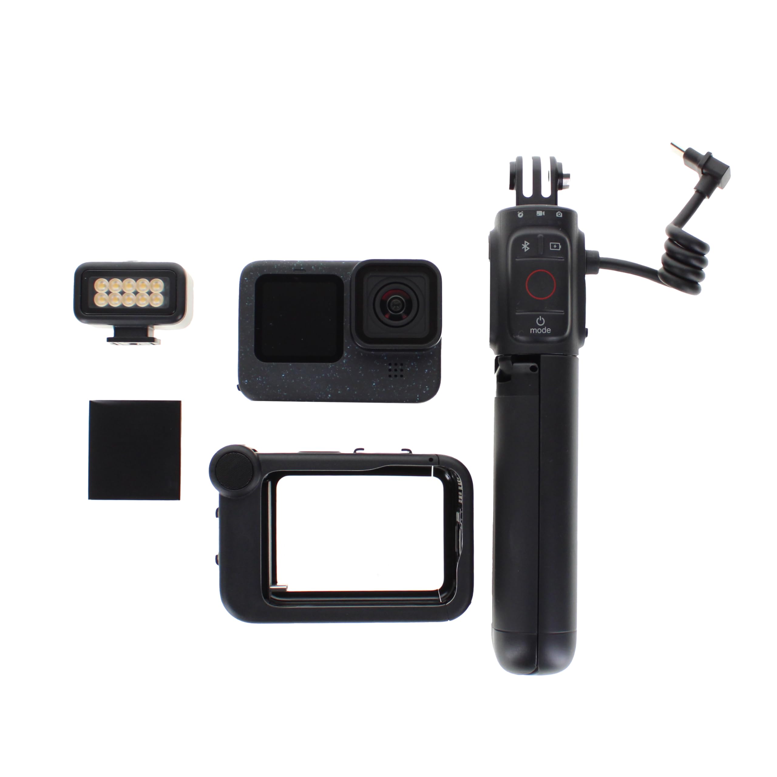 Go Pro HERO12 Black Creator Edition - Includes Volta (Battery Grip, Tripod, Remote), Media Mod, Light Mod, Enduro Battery - Waterproof Action Camera + 64GB Extreme Pro Card and 2 Extra Batteries