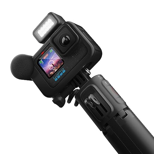 GoPro HERO12 Black Creator Edition - Includes HERO12 Black , Volta (Battery Grip, Tripod, Remote), Media Mod, Light Mod, Enduro Battery, and Carrying Case