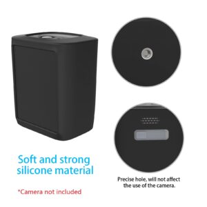 OkeMeeo Silicone Skin for eufy SoloCam S220 Silicone Cover for Security SoloCam S220 Camera (Black, 2 Pack)