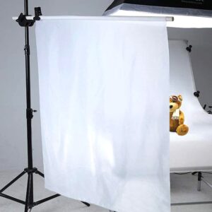 Fotoconic Light Diffuser Diffusion Fabric 2 Yard x 67 Inch /2 x 1.7 Meters Nylon Silk White Seamless Light Modifier for Photography Softbox, Light Tent and Light Modifier