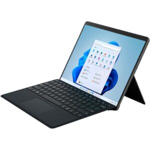 Microsoft Surface Pro 8 13" Touchscreen - Intel Evo 11th Gen Core i5-8GB RAM - 256GB SSD - Windows 11 Home - Graphite (IUS-00001) Bundle with Black Keyboard