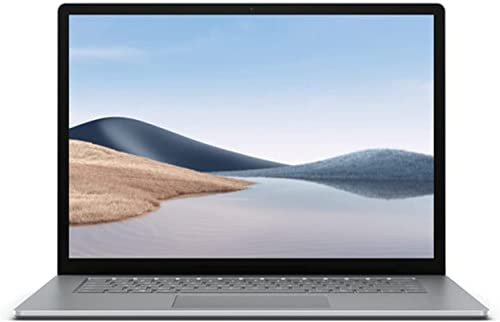 Microsoft Surface Laptop 4 15-inch Touchscreen 256GB SSD AMD Ryzen 7 (8GB RAM, Windows 10 Home, Latest Model) - Platinum, 5UI-00001