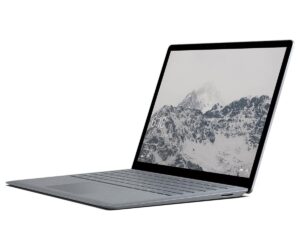 microsoft surface laptop 1769 13.5” fhd intel core i5-8350u 1.7ghz quad core, 8gb ram, 256gb ssd, windows 10 pro 64bit, cam, touch, gray (renewed)