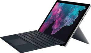 microsoft surface pro 12.3" 2736 x 1824 touchscreen tablet pc laptop computer intel core m3-7y30 up to 2.6ghz 4gb ram, 128gb ssd black keyboard 1 year extended seller warranty windows 10
