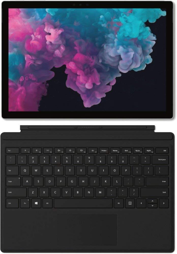 Microsoft Surface Pro 12.3" 2736 x 1824 Touchscreen Tablet PC Laptop Computer Intel Core m3-7Y30 up to 2.6GHz 4GB RAM, 128GB SSD Black Keyboard 1 Year Extended Seller Warranty Windows 10