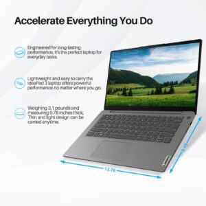 Lenovo 2023 Latest 14" FHD IdeaPad 3 Laptop, AMD Ryzen 7 5700U (8-Core, Up to 4.3 GHz), 20GB RAM, 1TB SSD, AMD Radeon Graphics, Business, Wi-Fi 6, Fingerprint, Backlit Keyboard, Windows 11 Home