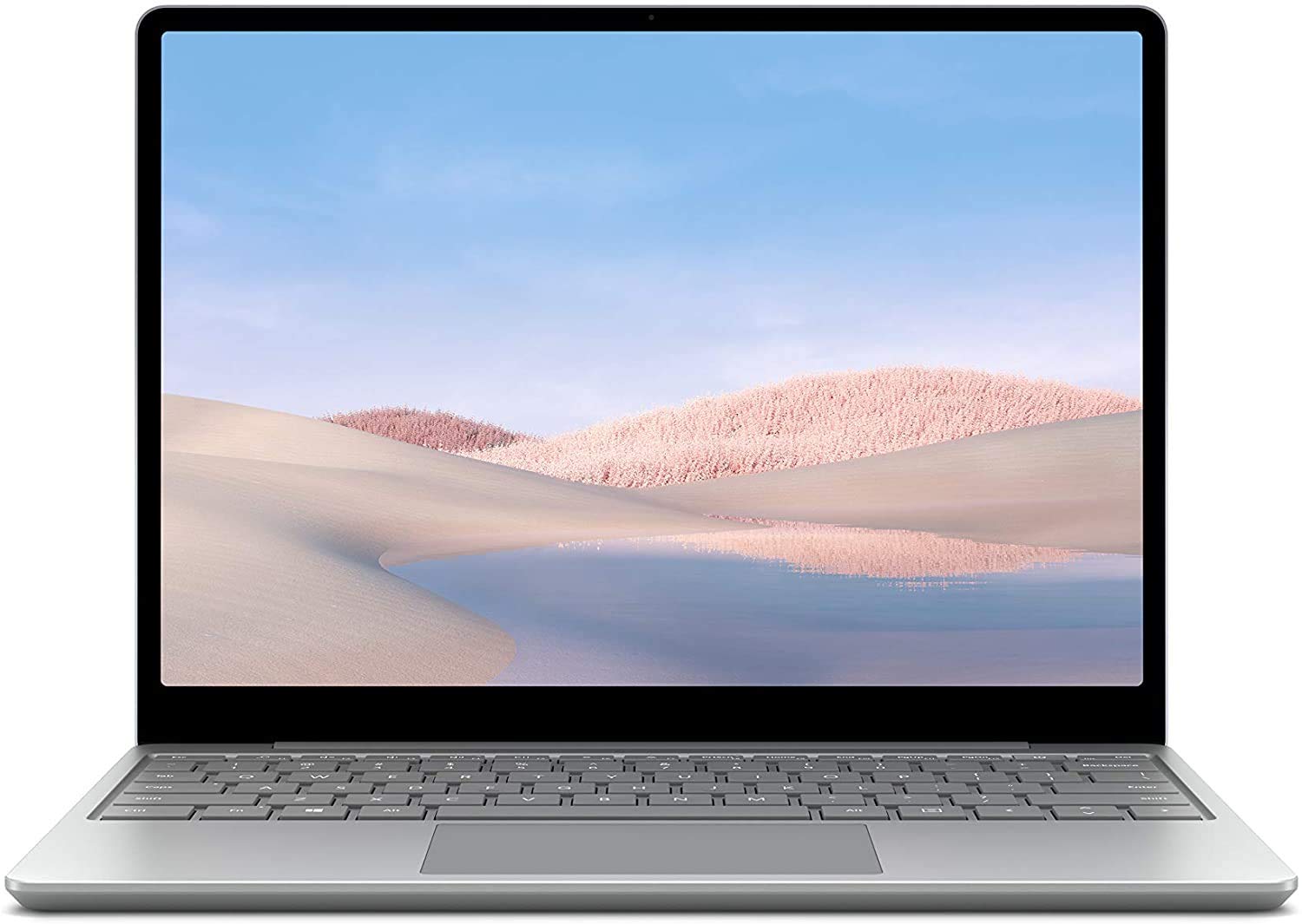 Microsoft Surface Laptop Go 12.4" Touchscreen Laptop PC, Intel Quad-Core i5-1035G1, 4GB RAM, 64GB eMMC, Webcam, Win 10 Pro, Bluetooth, Online Class Ready - Platinum (Renewed)