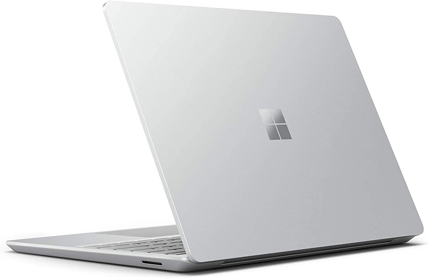 Microsoft Surface Laptop Go 12.4" Touchscreen Laptop PC, Intel Quad-Core i5-1035G1, 4GB RAM, 64GB eMMC, Webcam, Win 10 Pro, Bluetooth, Online Class Ready - Platinum (Renewed)