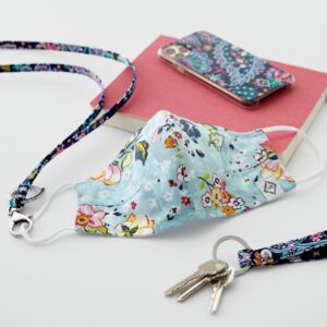 Vera Bradley Women's Cotton Lanyard, Hummingbird Park, One Size