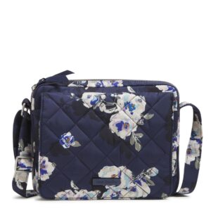 Vera Bradley Peformance Twill Medium Hipster Crossbody Purse, Blooms and Branches Navy