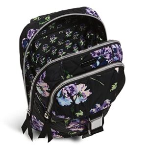 Vera Bradley Women's Performance Twill Utility Sling Backpack, Floating Plum Pansies, One Size