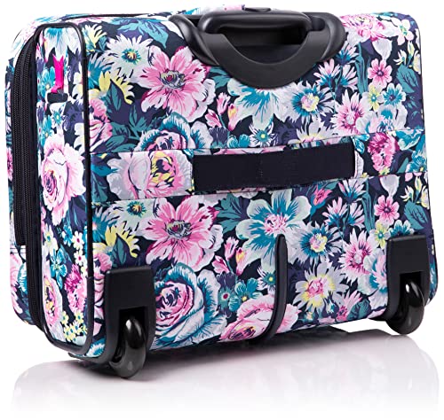 Vera Bradley Women's Softside Rolling Work Bag, Garden Grove, One Size