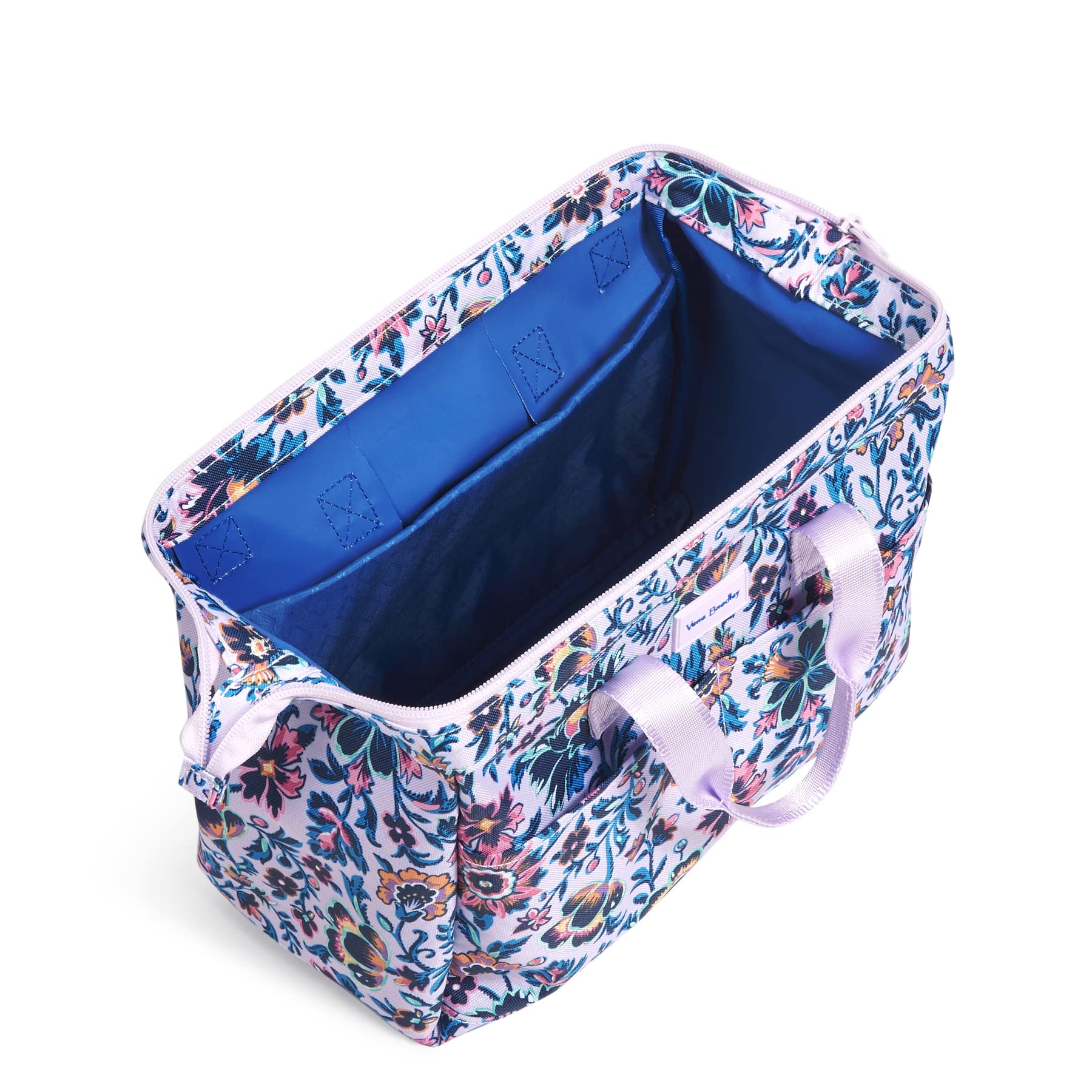 Vera Bradley Women's Recycled Lighten Up ReActive Bag Organizer, Cloud Vine Multi, One Size