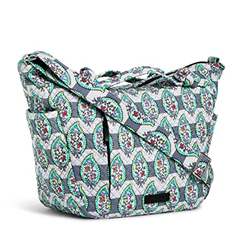 Vera Bradley Hadley On the Go Satchel in Paisley Stripes