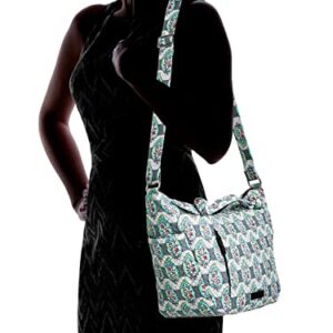 Vera Bradley Hadley On the Go Satchel in Paisley Stripes