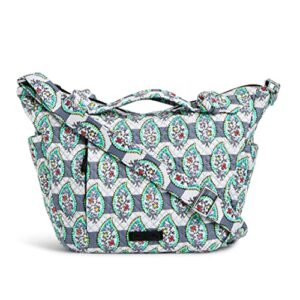 Vera Bradley Hadley On the Go Satchel in Paisley Stripes