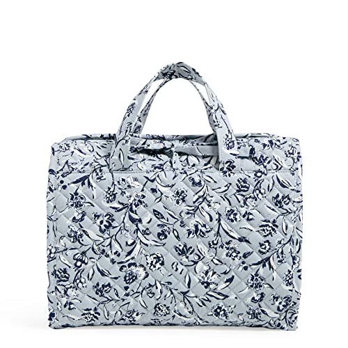 Vera Bradley Women's Cotton Hanging Travel Organizer, Perennials Gray - Recycled Cotton, One Size