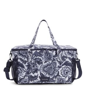 Vera Bradley Women's Recycled Ripstop Family Cooler, Java Navy & White, One Size