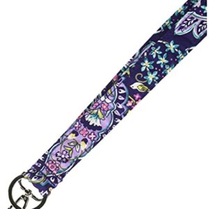 Vera Bradley Women's Cotton Wide Lanyard, French Paisley, One Size