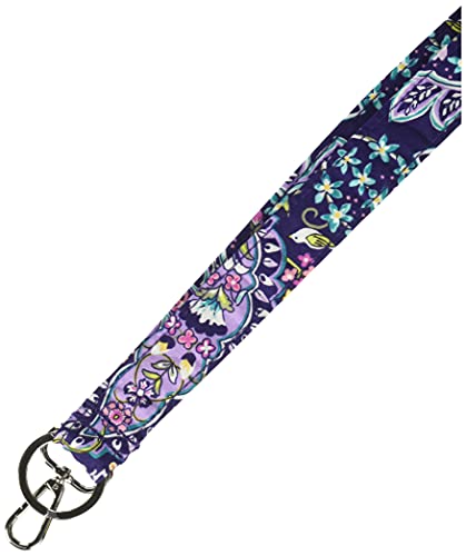 Vera Bradley Women's Cotton Wide Lanyard, French Paisley, One Size