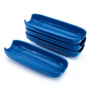 pfaltzgraff callie stoneware corn dishes, set of 4, blue